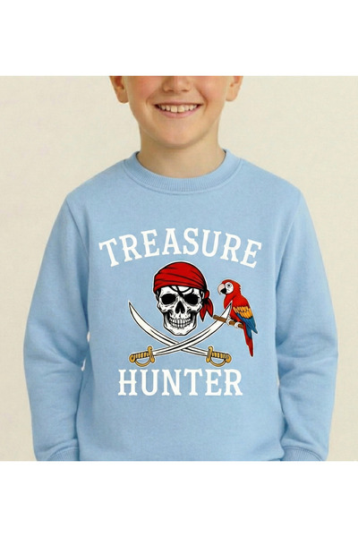 LİTTLE TORTOİSE Boy's Long Sleeve 3 Thread Fleece-Lined Winter Sweatshirt / Tracksuit Set