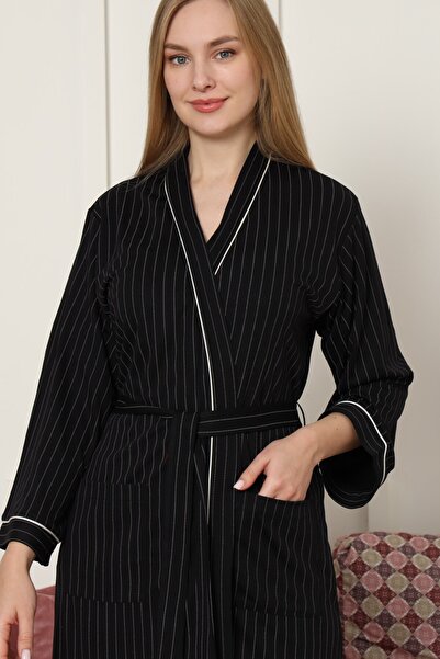 Espuar Women's 881 Striped Single Robe