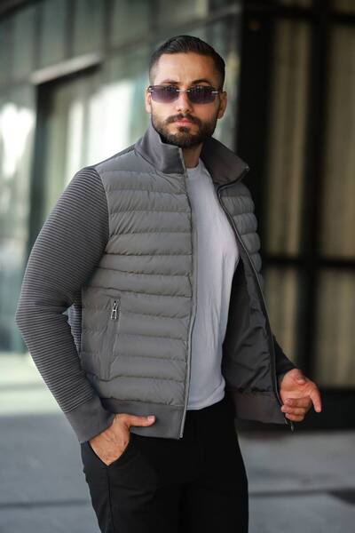 Kawimoda Steel Knitted Men's Puffer Coat