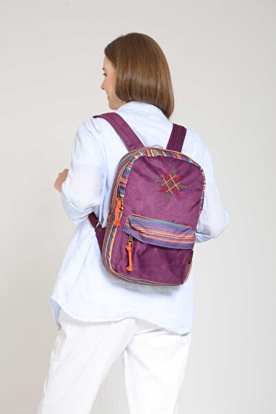 street&bagdnz Nubi Ethnic Authentic Bohemian Embroidered Patterned Backpack Daily Travel Use