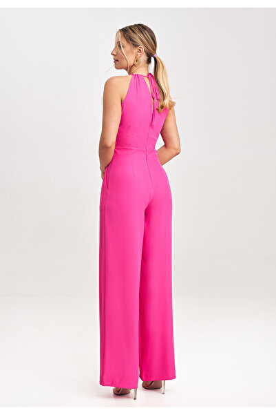 Figl Elegant pink bridal jumpsuit for women M1023, size S/M