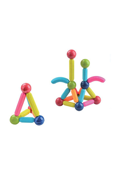 Lumi LUXURY Set Bare Magnetice cu 36 piese de Constructie +3 ani