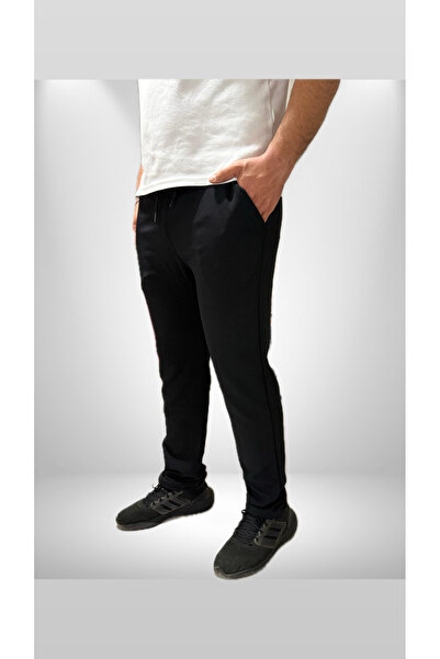 Beli Lastikli Siyah Jogger Pantolon
