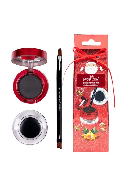 SensoPRO Milano Set 2 in 1 Eyes & Eyebrows Christmas Edition, Black