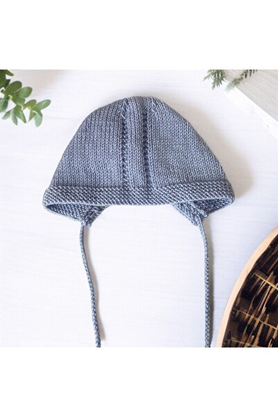 The Cloudish Shop Baby Hand-Knitted Romper Hat Set Blue 0-9 Months