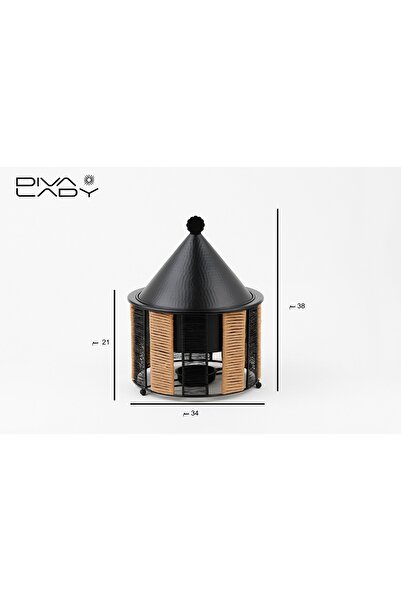 DIVA LADY 🔥 Luxury 5L Buffet Warmer – Height 38cm, Bowl Height 21cm, Diameter 34cm ✨