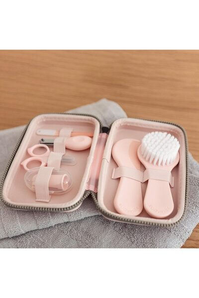 Suavinex Daily Nail Care Gift Set for Girls, 6-piece, Pink (Silicone)