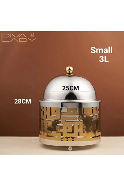 DIVA LADY 🔥 Premium 3L Food Warmer – 28cm Height x 25cm Diameter | Perfect for buffets and upscale banquets ✨
