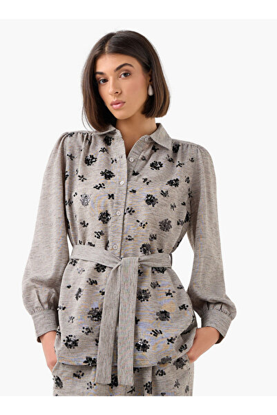 FAV قميص بحزام مع ترتر