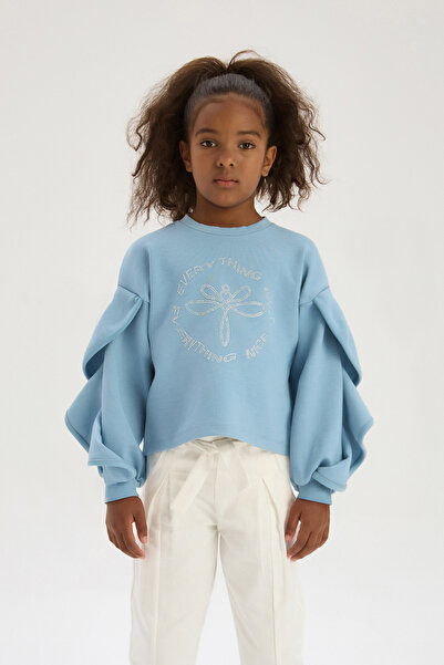 Tyess Girl Blue Sweatshirt