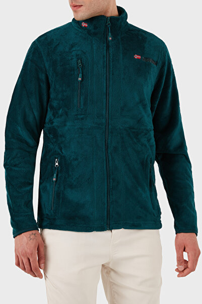 Norway Geographical Soft Textured Cold Resistant Zippered Outdoor Polar Men POLAR UPLOAD