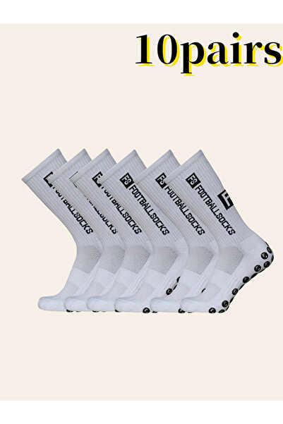 Take Two By Styli Pack of 10 - Text Print Crew Socks