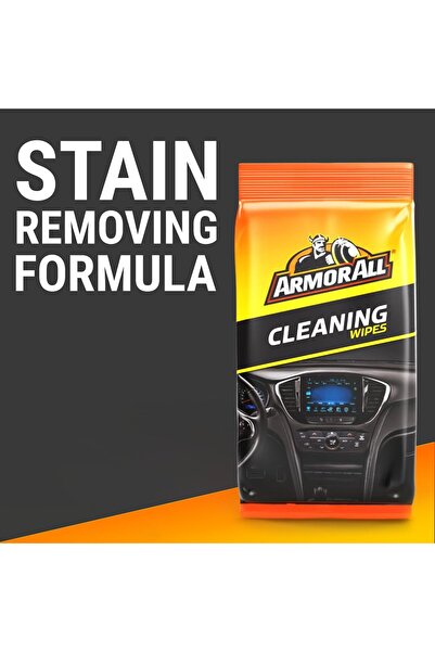 Armor ALL Multipurpose Wet Wipes, 100% Plastic-Free Biodegradable, 20 Wipes