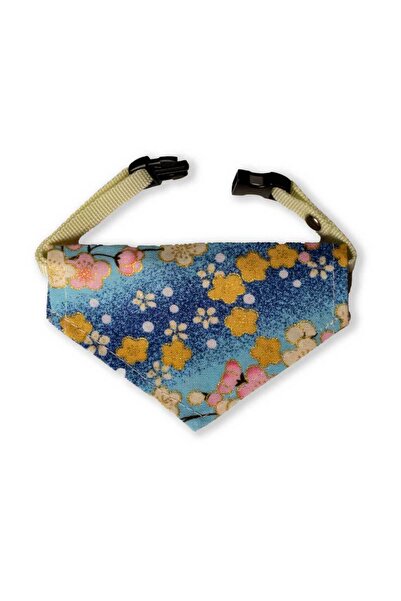 PisiMall Adjustable pet collar with scarf, 17-30 cm