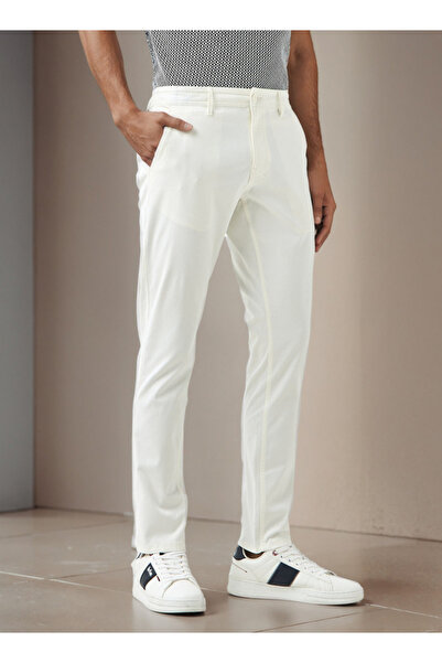 FAV Men Slim Fit Wrinkle Free Flexi Waist Chinos