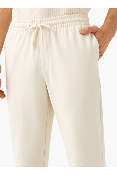 FAV Textured Regular Fit Flexi Waist Pants with Pockets