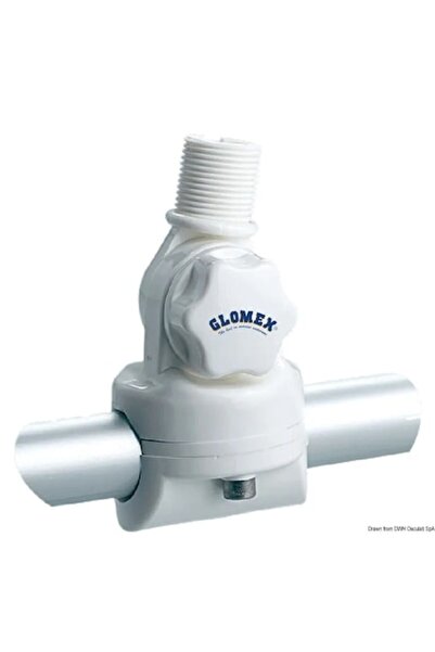 TNG Outdoor Glomex Αρθρωτή βάση για Davit, νάιλον, διάμετρος σωλήνα 22/25 mm