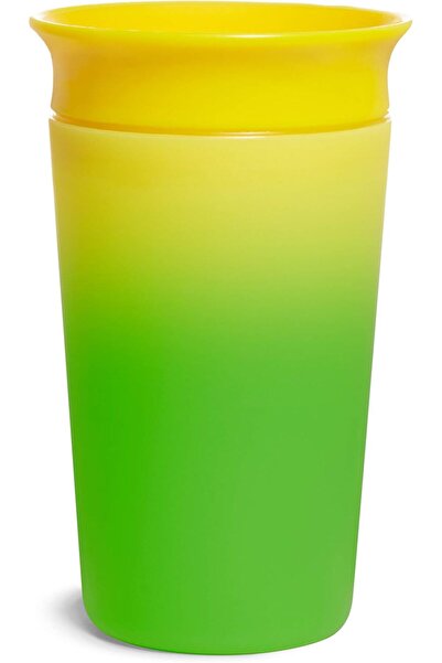 Munchkin Miracle 360° Color-Changing Spill-Proof Cup, 9 oz, Yellow, Plastic