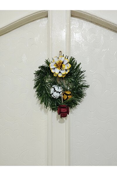 bayram taşcıoğlu home desing New Year's Concept Special Design Gift Door Wall Ornament Pinecone Garland Door Ornament