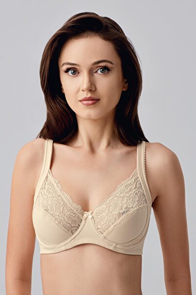 cotonhause Women's Shaping / Sculpting Underwire Nude Bra - Lace, Comfortable Fit Form C0T0N0643