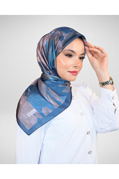 Akel Μοτίβο ψηφιακού κρυστάλλου σε κασκόλ – Αντιολισθητικό, λαμπερό και καθημερινή κομψότητα