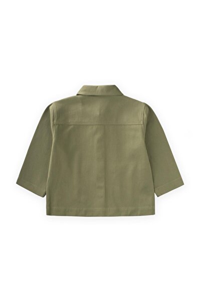 Cigit Gabardine Jacket 2-7 Years Old Olive
