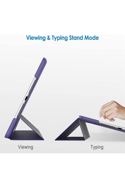 Generic Cat-Cot Smart Case for iPad with Pencil Holder, blue, Compatible with 10.5/9.7-inch iPad