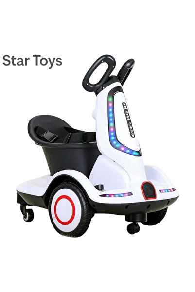 STAR TOYS سكوتر درفت كهربائي للأطفال بحركات 360° مع إضاءة LED – M20