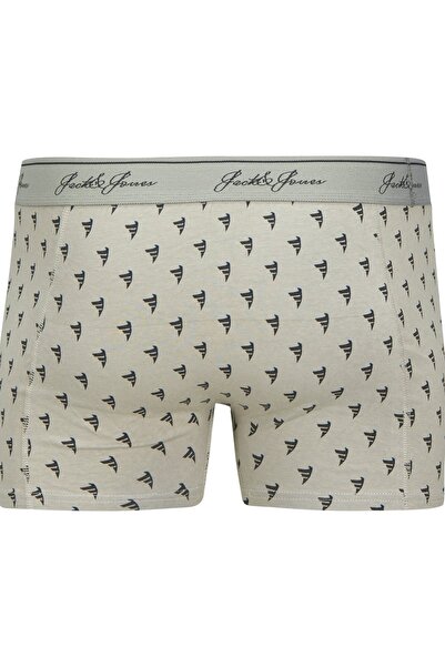 Jack & Jones Ανδρικό μπόξερ γκρι μπεζ Κωδικός: (12283348) Jactate Trunks 3 Pack Sn