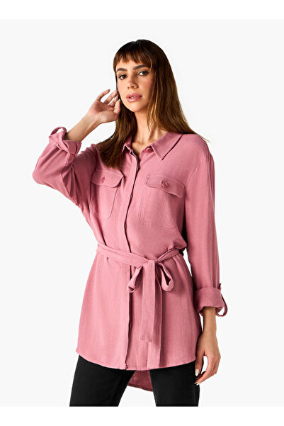 FAV Pocket Detail Shirt with Tie-Up Belt