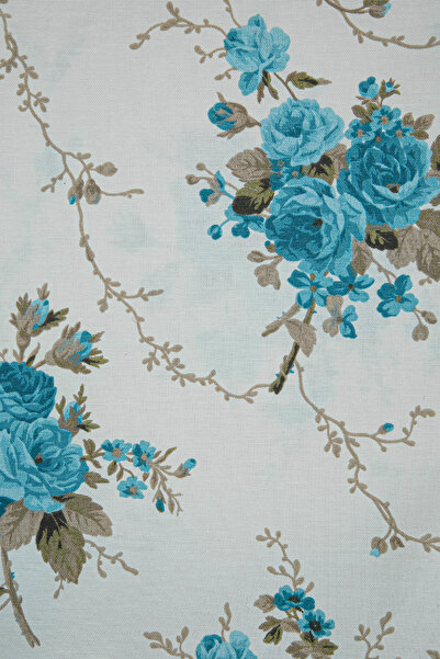 Premier Home Duck Large Rose Throw Pillow Cover Turquoise V1 40X40