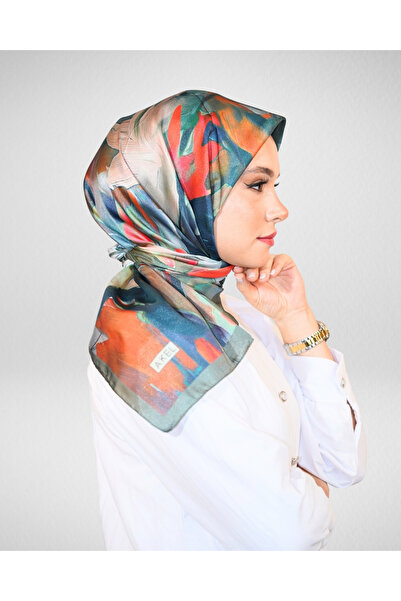 Akel Μοτίβο ψηφιακού κρυστάλλου σε κασκόλ – Αντιολισθητικό, λαμπερό και καθημερινή κομψότητα