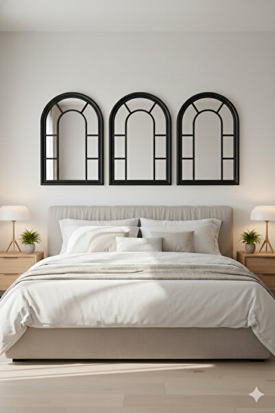 Generic Elegant mirror set with a luxurious frame, 100 x 70 cm