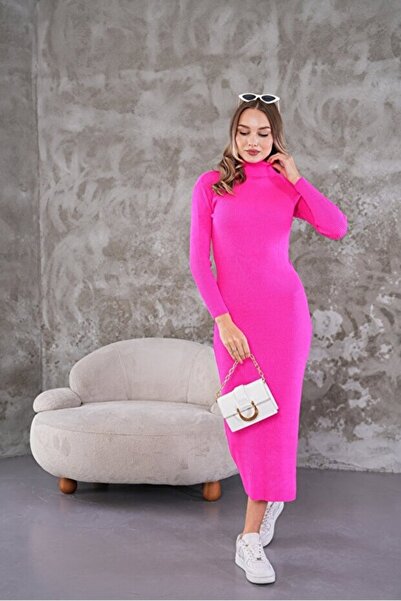 norvell Πλεκτό φόρεμα με ραβδώσεις