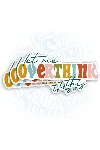 ALAYRA International (3 قطع) دعني أفكر كثيرًا في هذا الملصق المصنوع من الفينيل