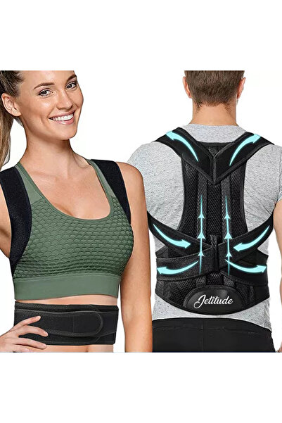 Jetitude Posture Corrector, Orthopedic Back Spine and Soulder Support, Unisex