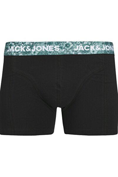 Jack & Jones Ανδρικό μοντέλο μπόξερ σε μαύρο χρώμα Κωδικός: (12285587) Jacadrıan Flower Trunks 2 Pack