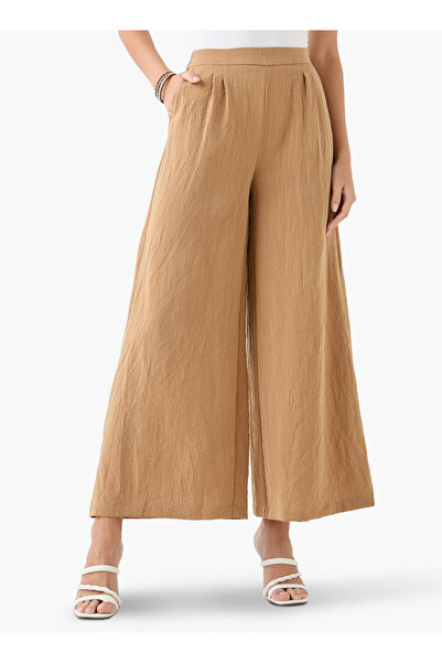 FAV Wide Leg Flexi Waist Trousers with Pockets