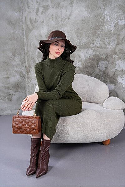 norvell Πλεκτό φόρεμα με ραβδώσεις