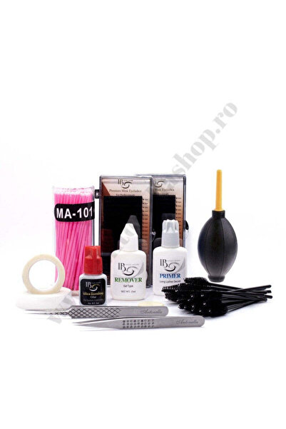 ibeauty Kit incepatori extensii gene fir cu fir Basic