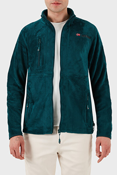 Norway Geographical Soft Textured Cold Resistant Zippered Outdoor Polar Men POLAR UPLOAD