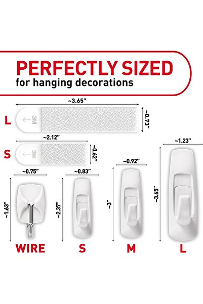 COMMAND General Purpose Variety Pack - Hang up to 19 items Damage-Free