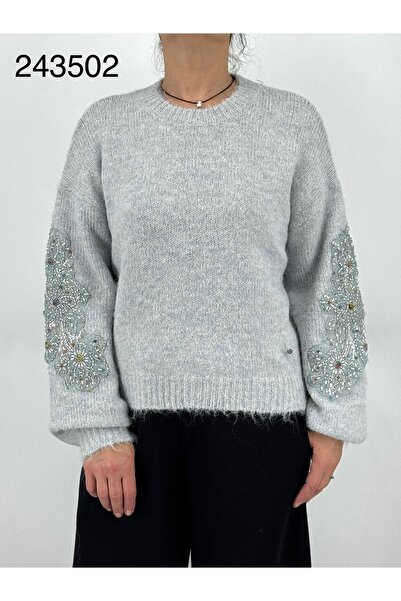 FRANCO FERRI Sweater with sleeve applications