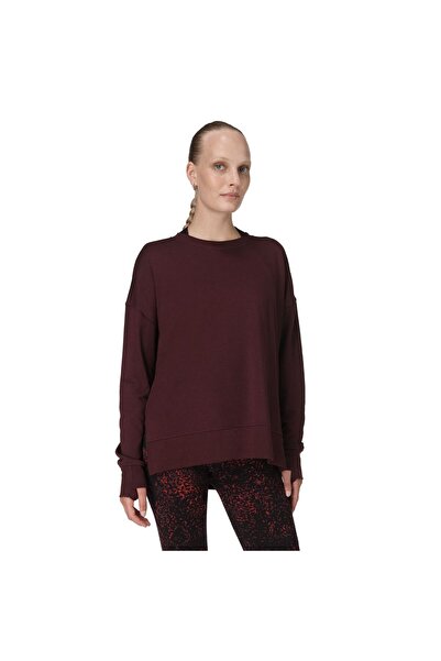 Sweaty Betty After Class Longline Women's Red Sweatshirt Women's Sweatshirt S...