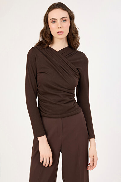 FEVER Büzgülü anvelop bluz