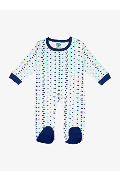 Babies Basic By Styli 5-Piece 100% Cotton Bib, Romper, Mittens, Cap and Sleepsuit Set