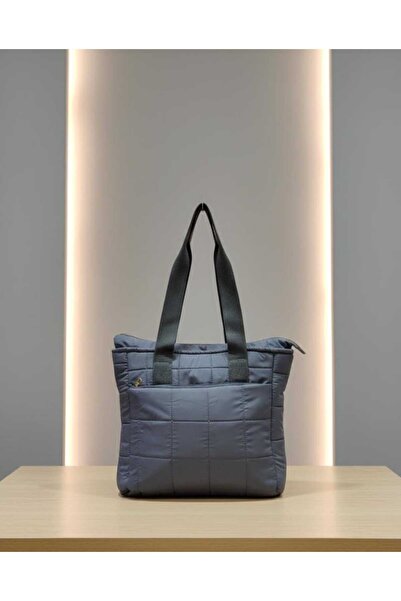 VARLIK AYAKKABI ÇANTA New Season Gray Parachute Fabric Bag