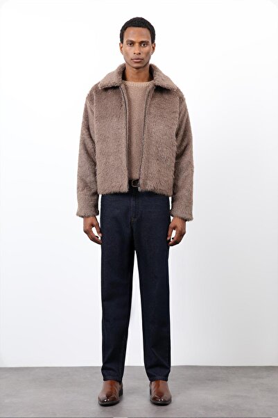 Antioch Light Brown Soft Textured Men's Coat