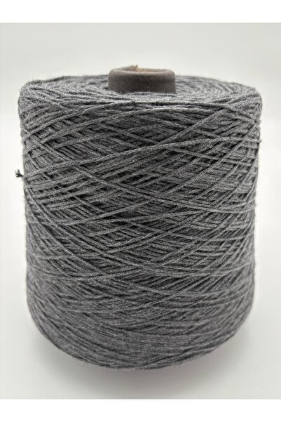 kumasfabrik (1 kg) Cotton Hand Knitting Yarn/Cotton Thread/Bag Thread/Punch Thread/Medium Gray
