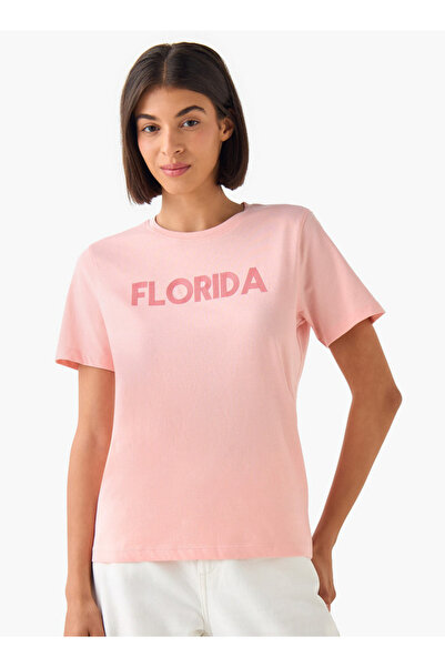 FAV Regular Fit Cotton T-shirt with Typographic Print